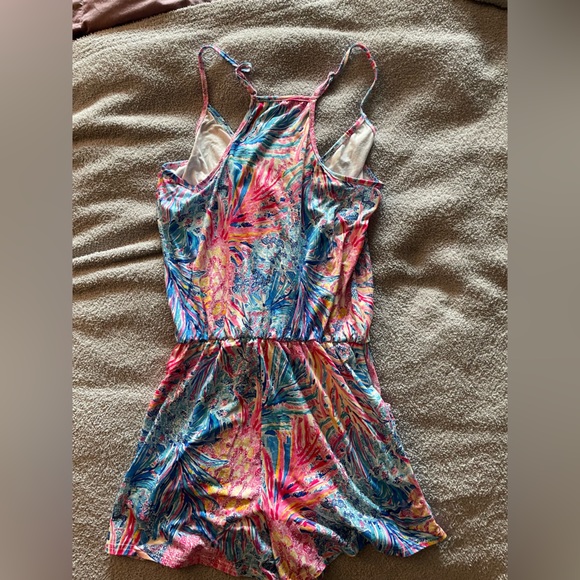 Neon Tie Dye Romper - Picture 2 of 2
